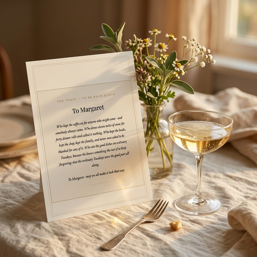 The Toast keepsake 11