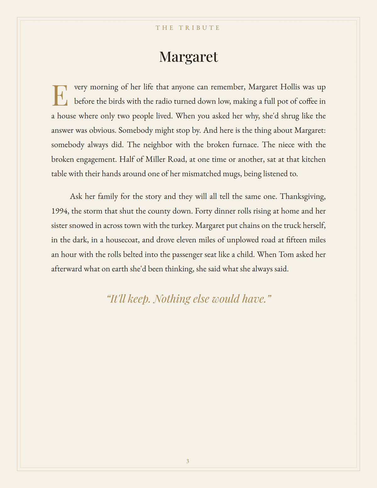 The Toast keepsake 3